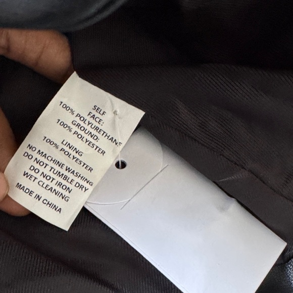 NWT PIXIE MARKET Agatha faux leather vest top in Black w/ golden buttons size XS - Picture 11 of 11